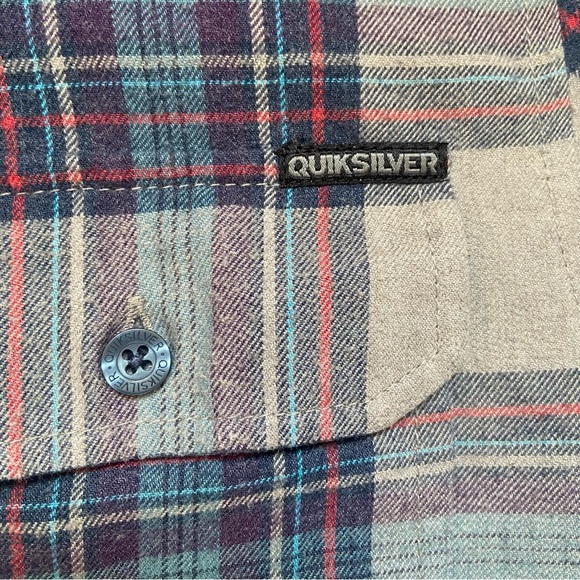 Quiksilver Surfer Skater Flannel Boy’s XL - Picture 7 of 8